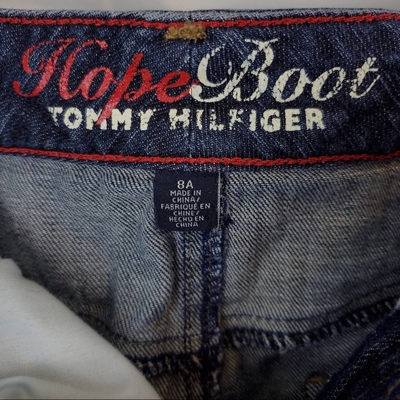 Tommy Hilfiger Hope Boot Jeans - Dark Blue, Sz 8A - Picture 4 of 4